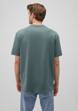 Pocket Detailed Green Basic T-Shirt