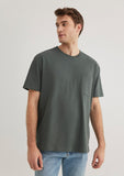 Green T-shirt with Pocket Detail