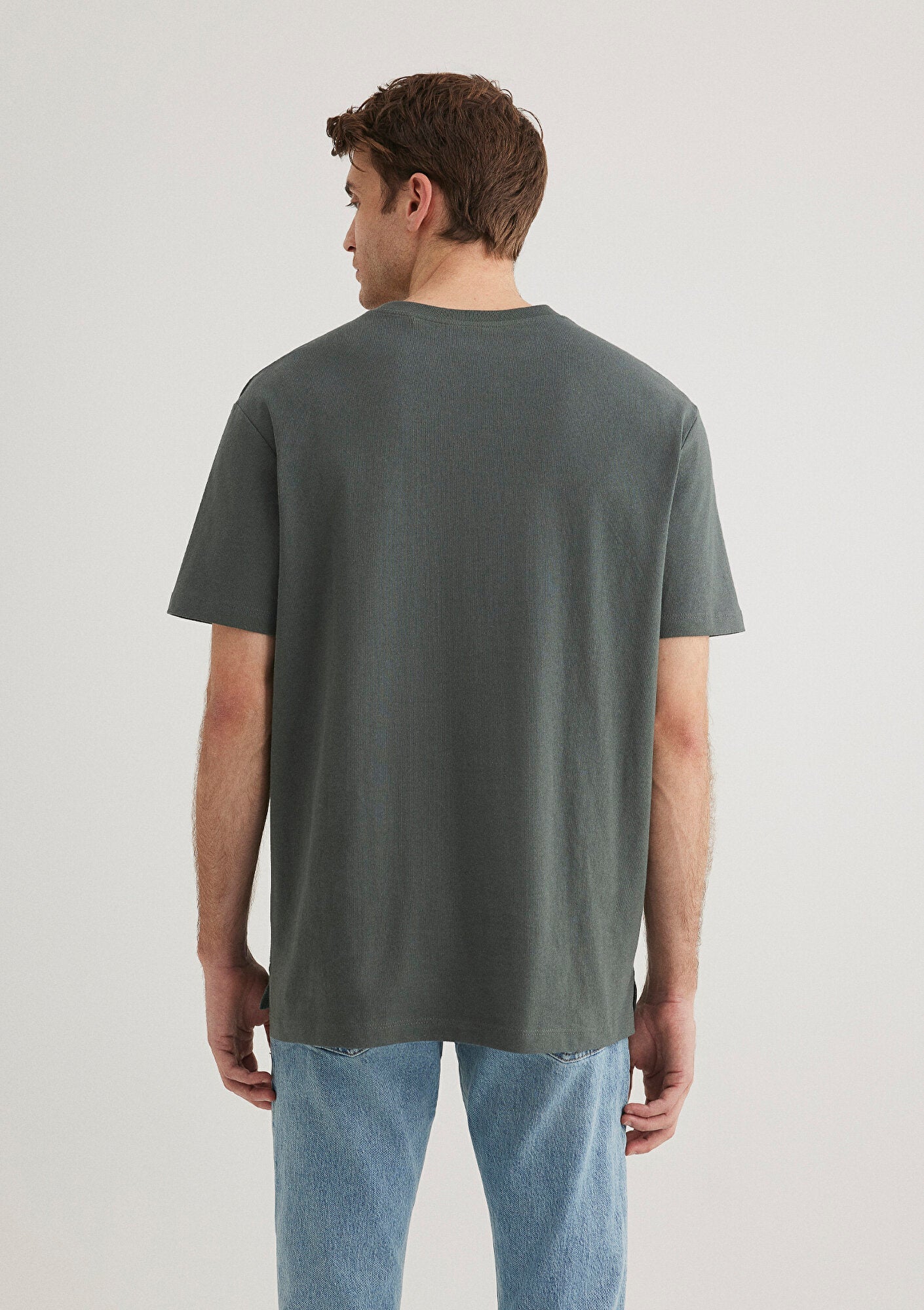 Green T-shirt with Pocket Detail