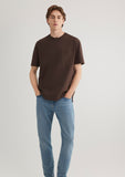 Brown T-shirt with Pocket Detail