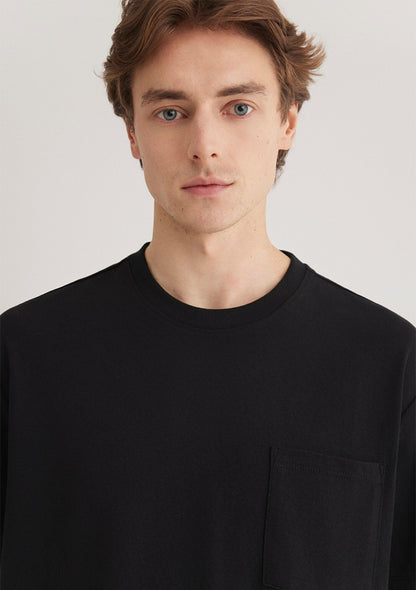 Crew Neck Black Basic T-Shirt