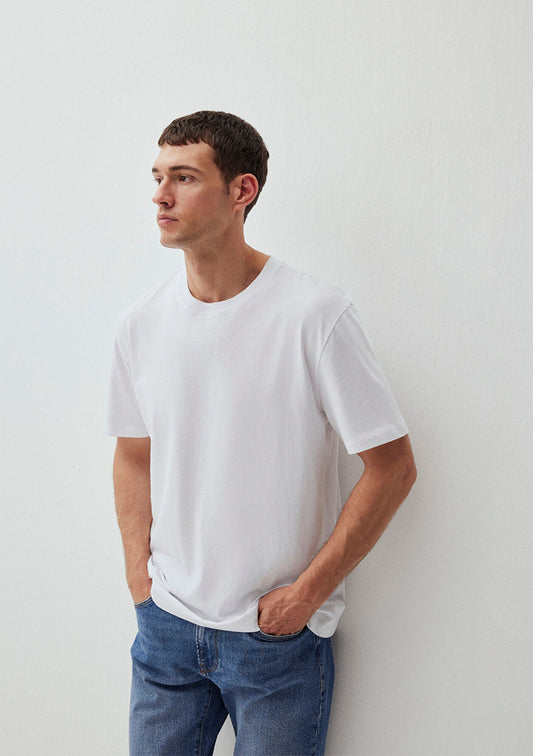 Crew Neck White Basic T-Shirt
