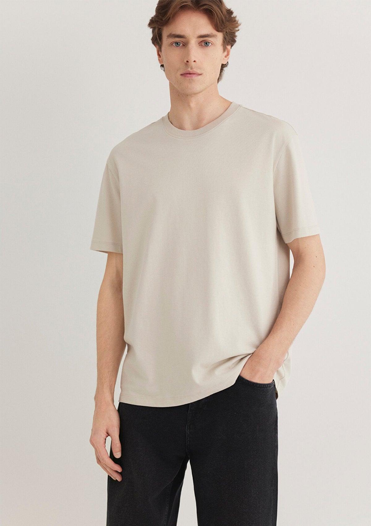 Grey Basic T-Shirt
