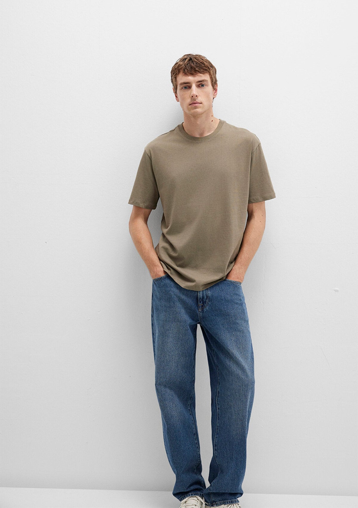 Khaki Basic T-Shirt