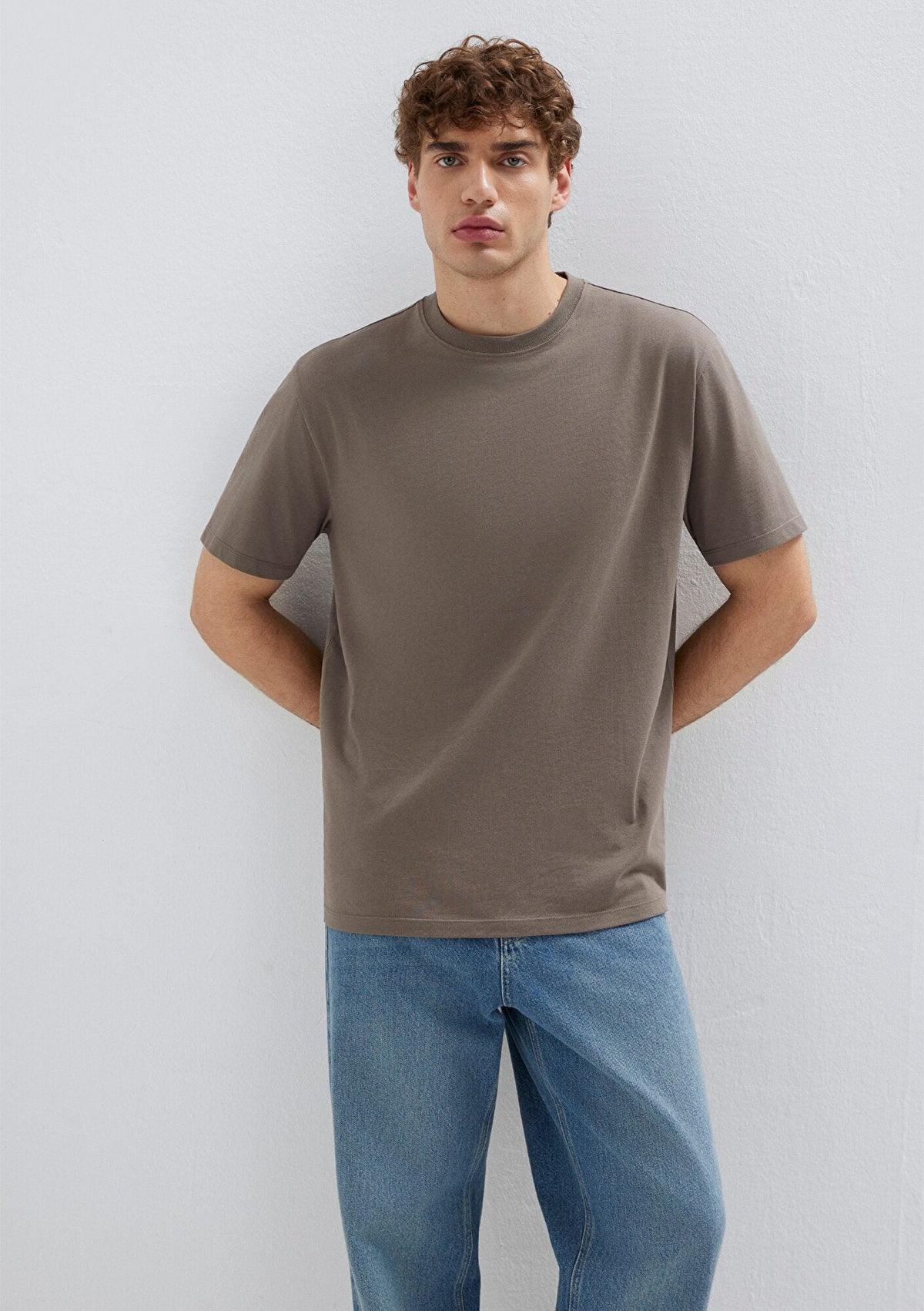 Brown Basic T-Shirt
