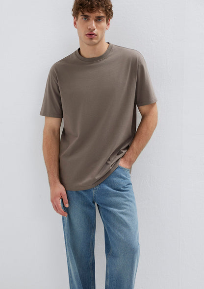 Brown Basic T-Shirt