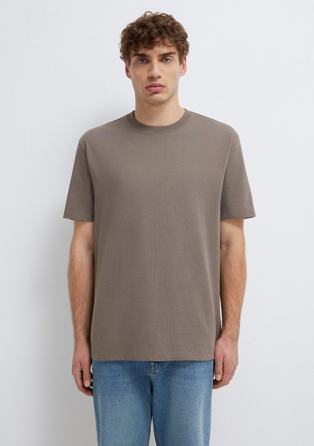 Brown Basic T-Shirt