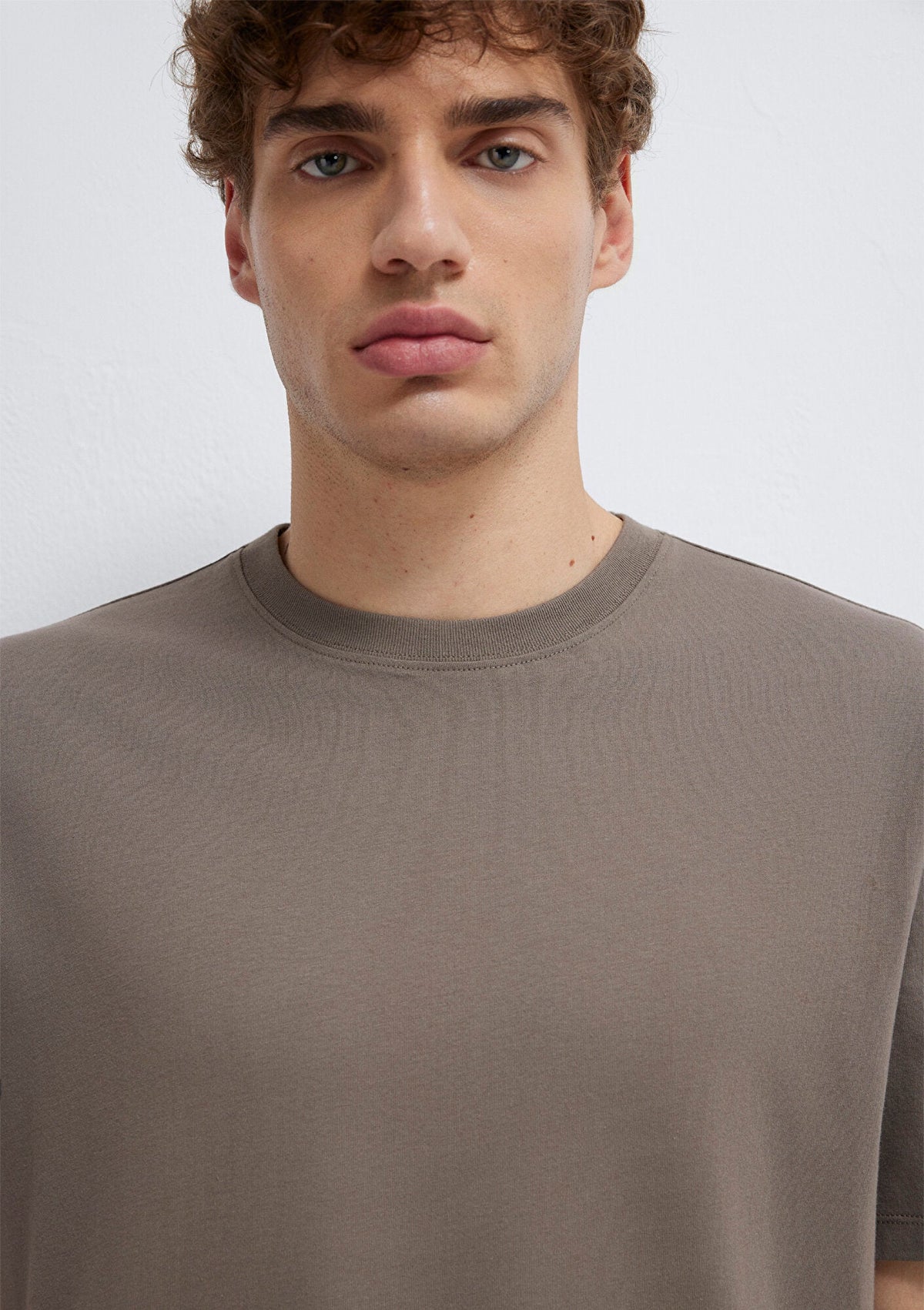 Brown Basic T-Shirt