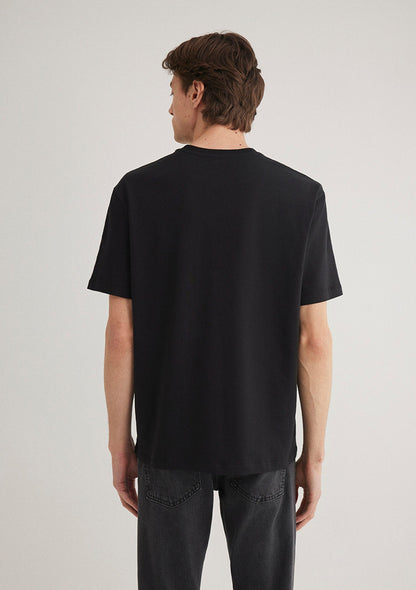 Crew Neck Black Basic T-Shirt