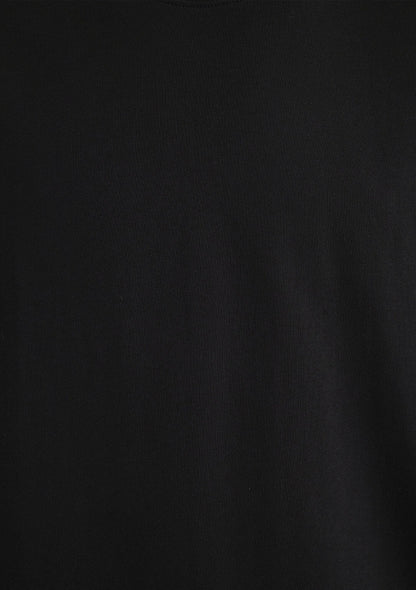 Crew Neck Black Basic T-Shirt