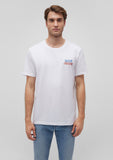 Mavi Jeans Printed White T-Shirt
