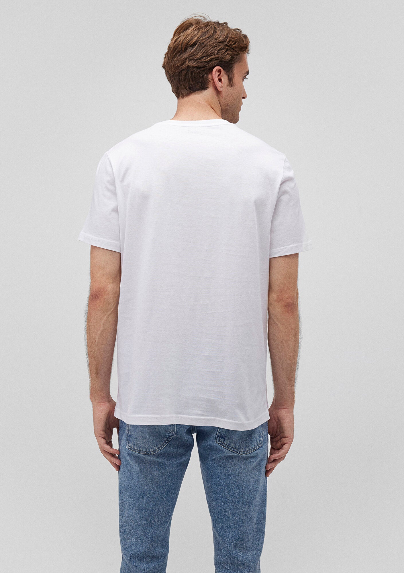 Mavi Jeans Printed White T-Shirt