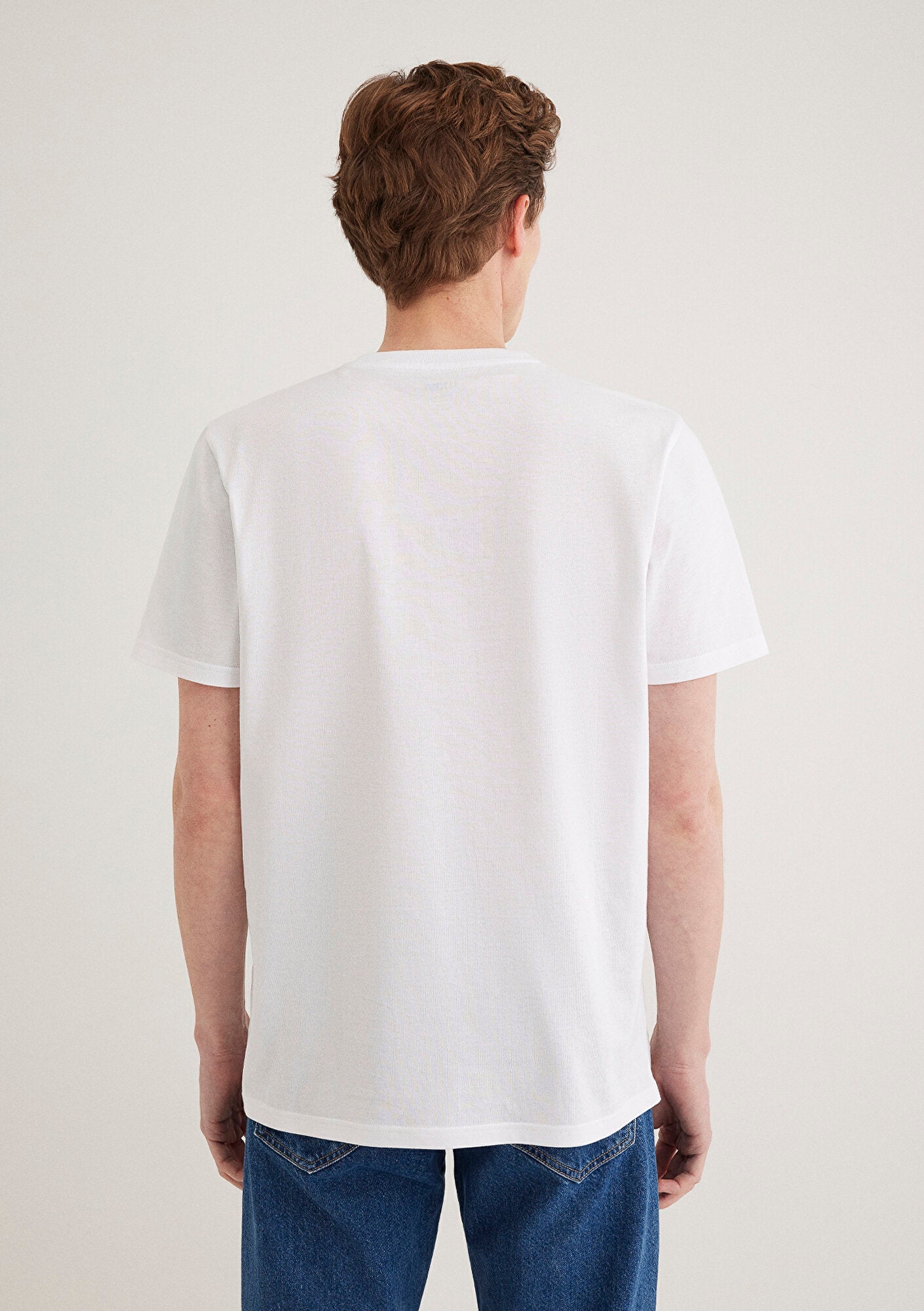 Mavi Jeans Printed White T-Shirt