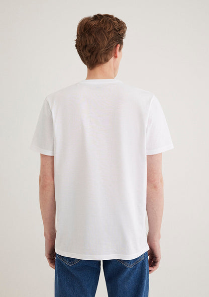 Mavi Jeans Printed White T-Shirt