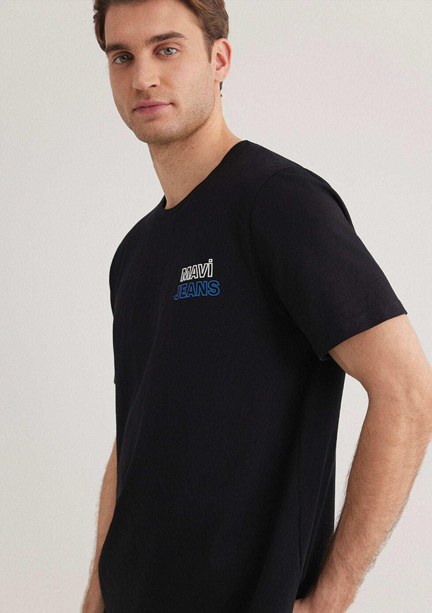 Mavi Jeans Printed Black T-Shirt
