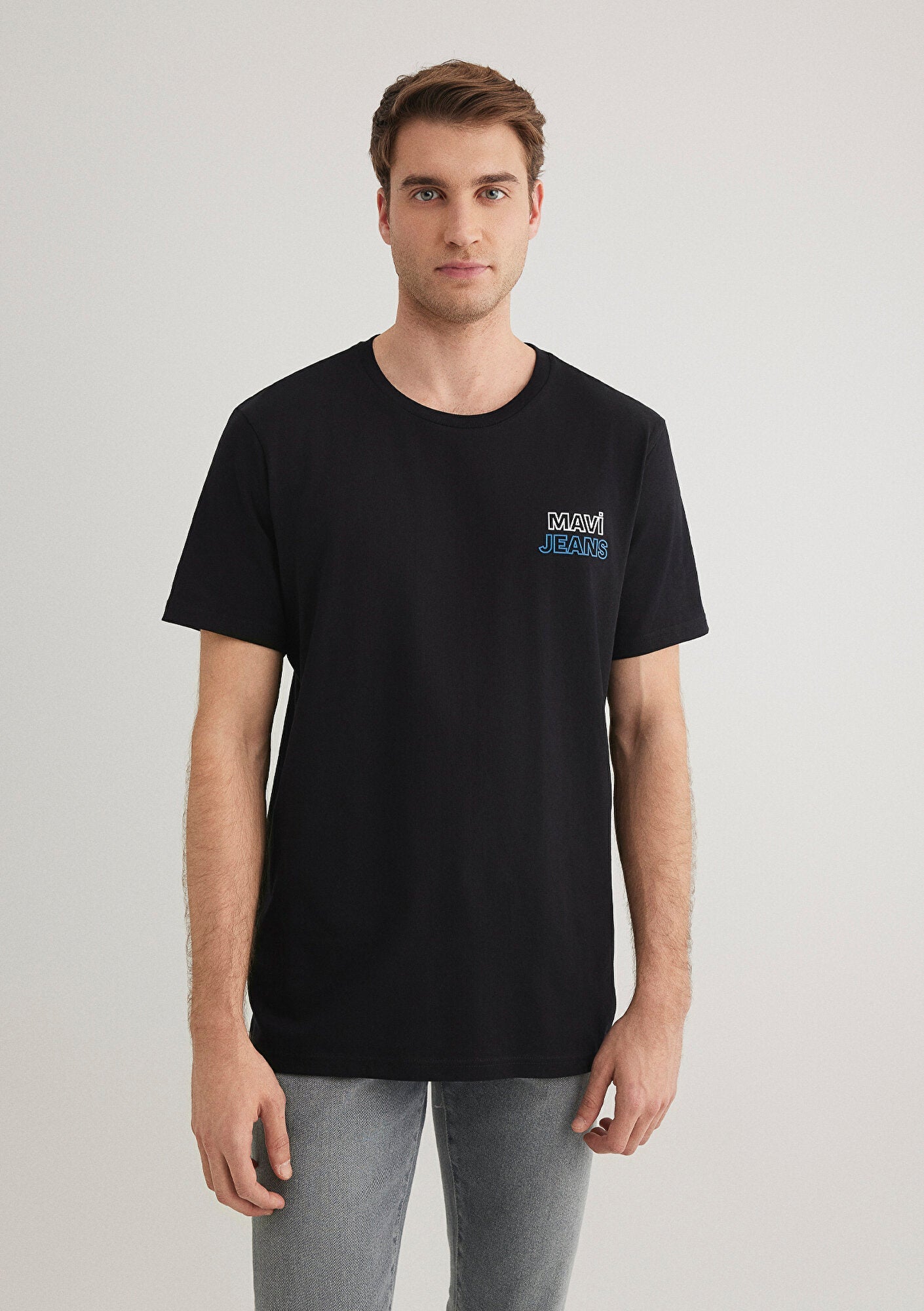 Mavi Jeans Printed Black T-Shirt