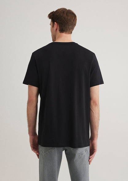 Mavi Jeans Printed Black T-Shirt