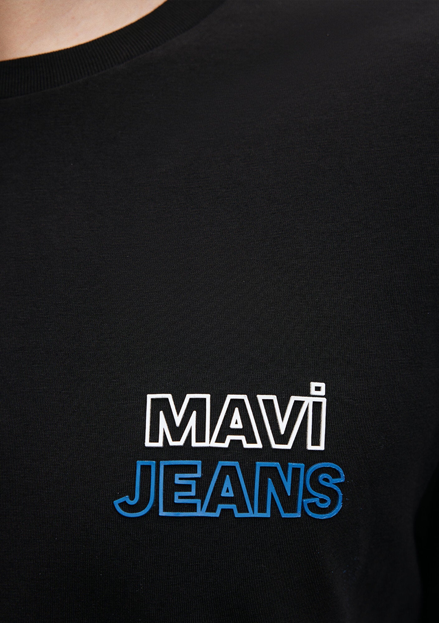 Mavi Jeans Printed Black T-Shirt