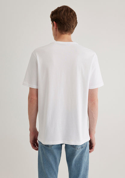 Mavi Logo Printed White Tee