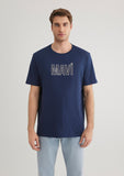 Mavi Logo Printed Navy T-Shirt
