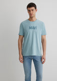 Mavi Logo Printed Blue T-Shirt