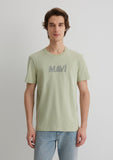 Mavi Logo Printed Green T-Shirt