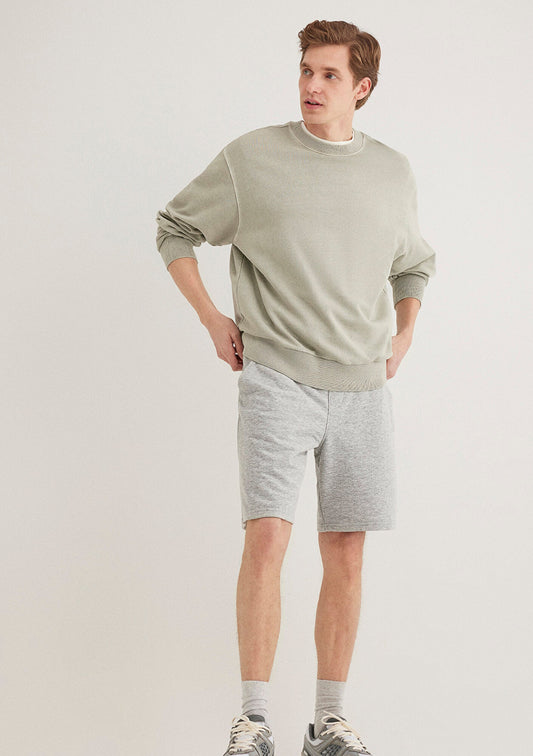 Grey Basic Shorts