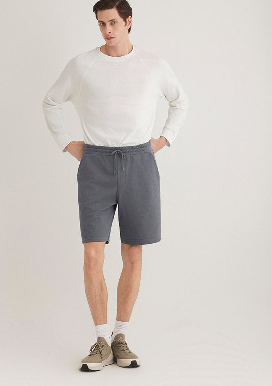 Dark Gray Basic Shorts