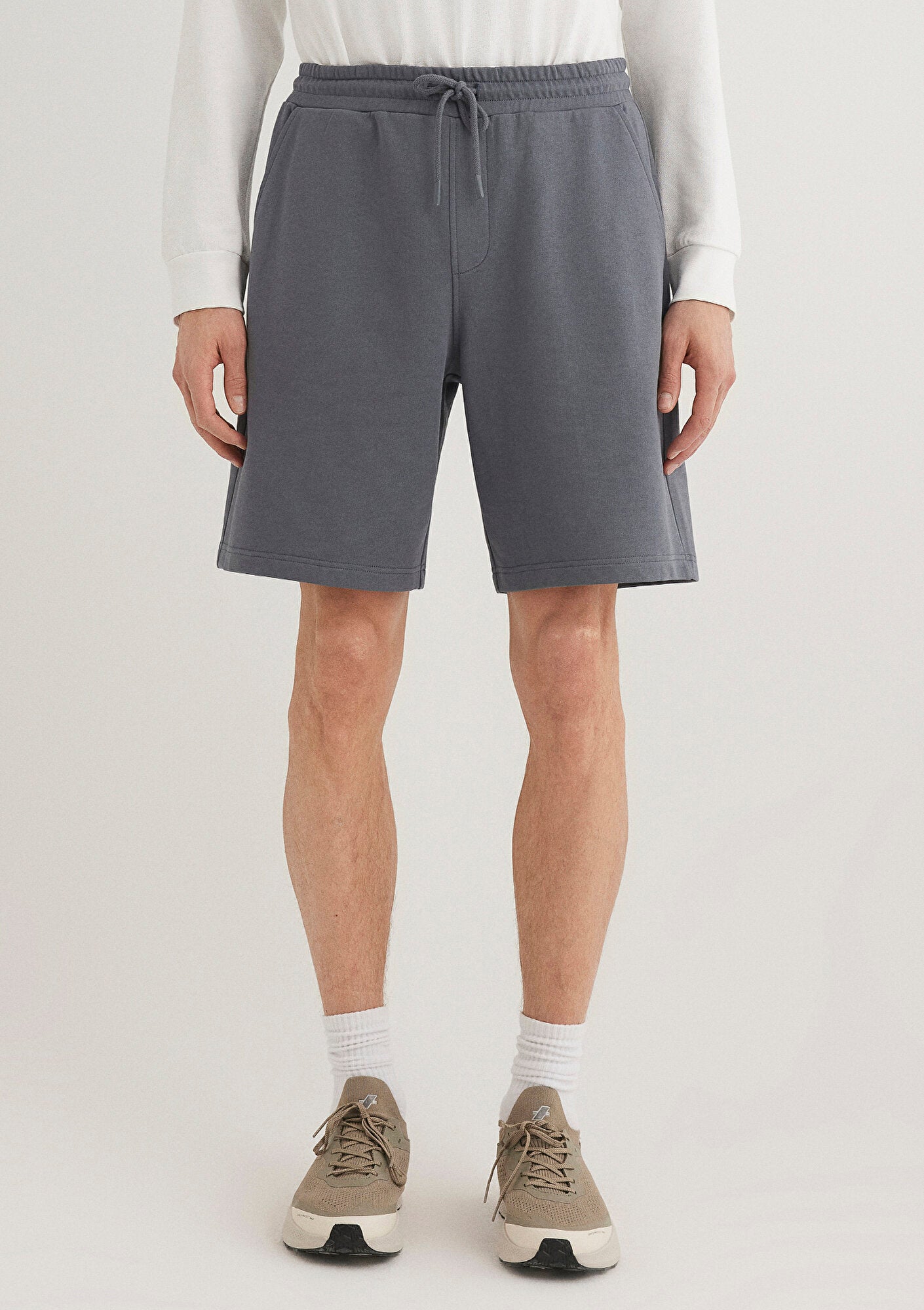 Dark Gray Basic Shorts