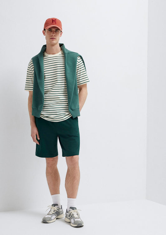 Green Basic Shorts