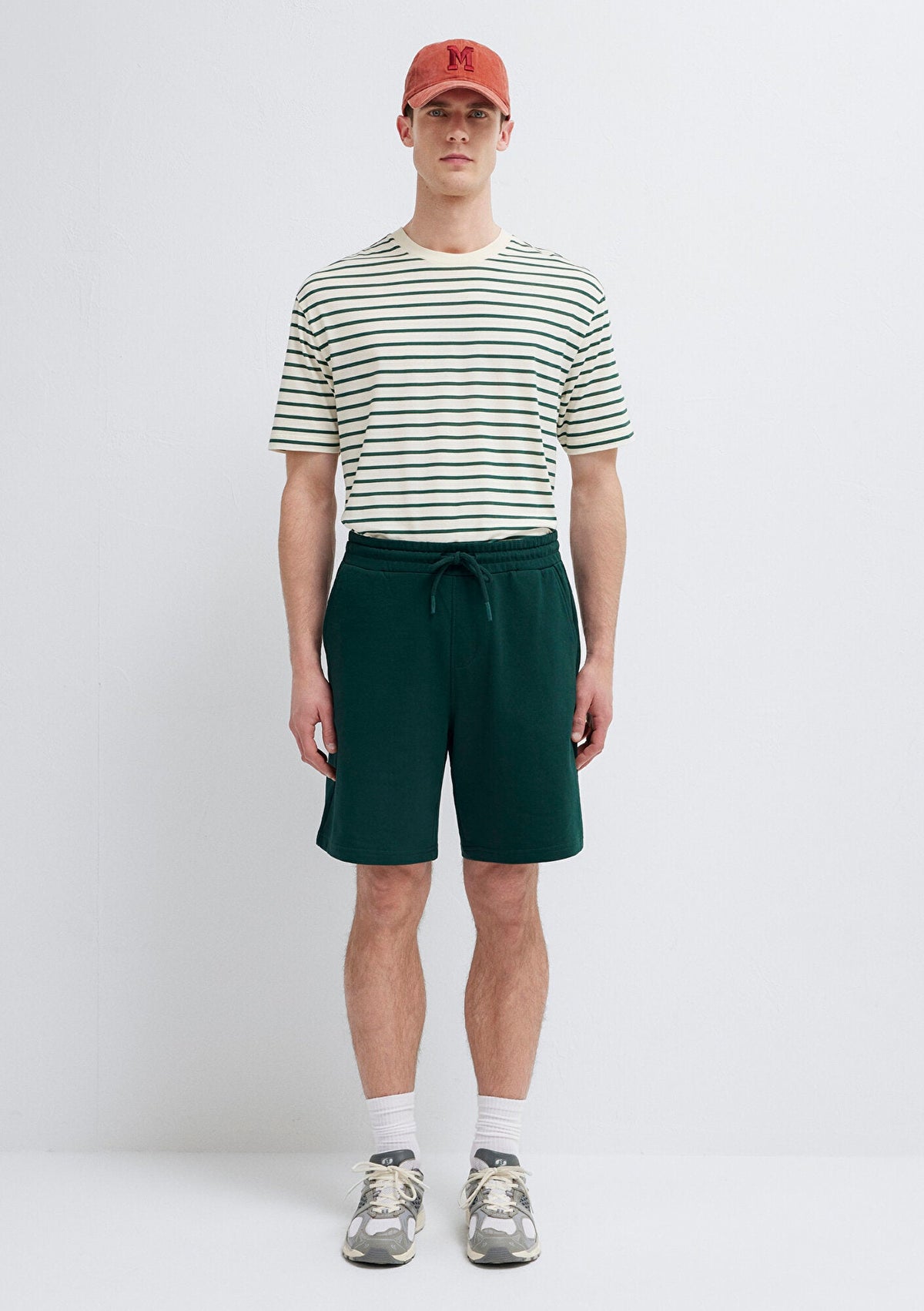 Green Basic Shorts