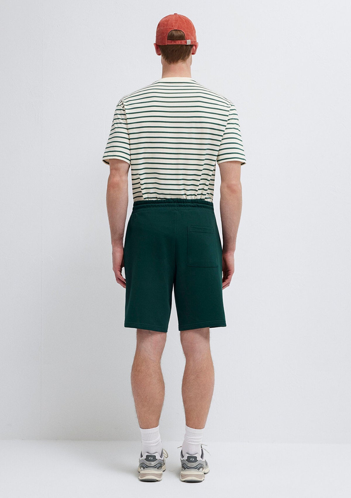 Green Basic Shorts