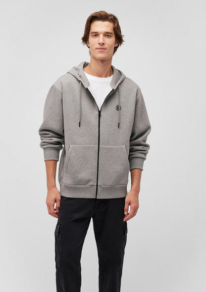 Zip Grey Sweatshirt