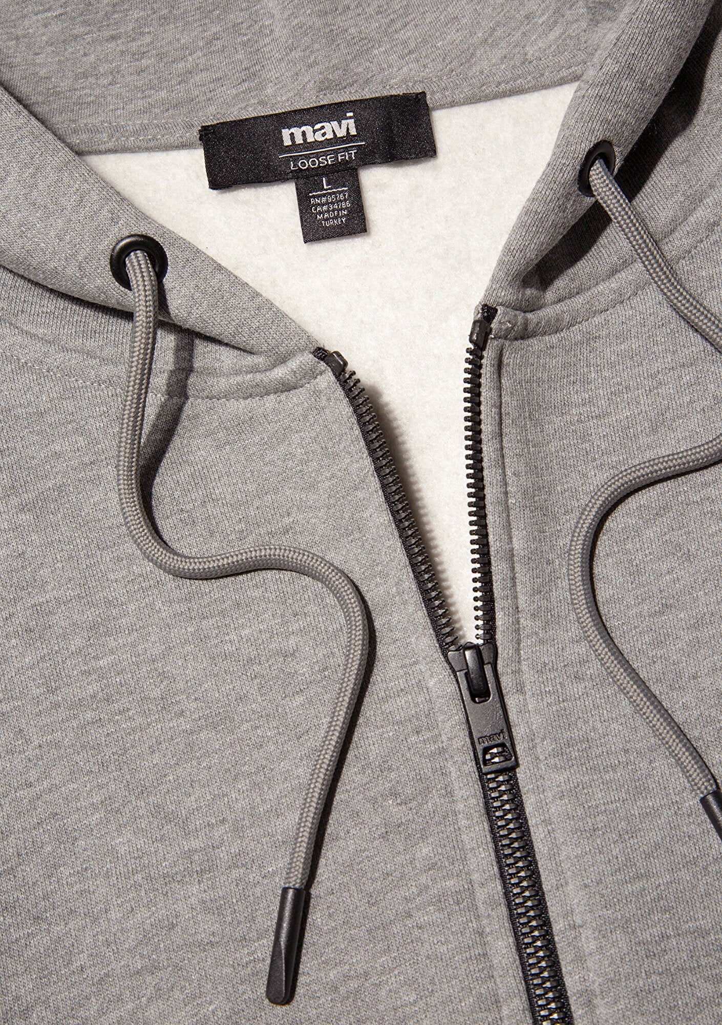 Zip Grey Sweatshirt