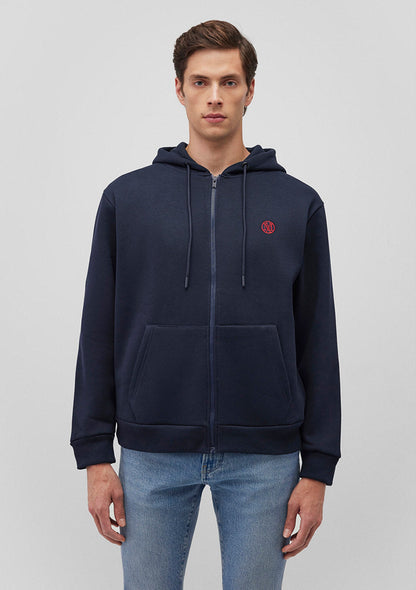 Zip Up Navy Sweatshirt