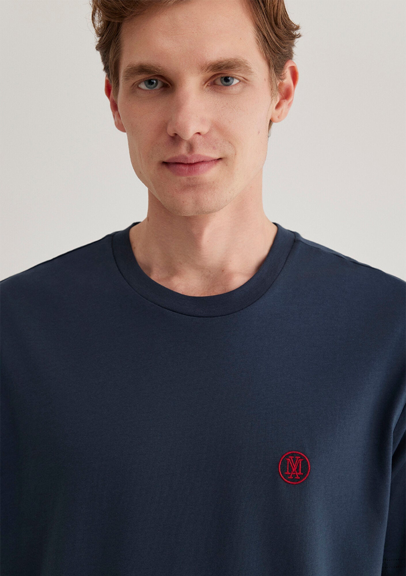 Mavi Logo Printed Navy T-Shirt