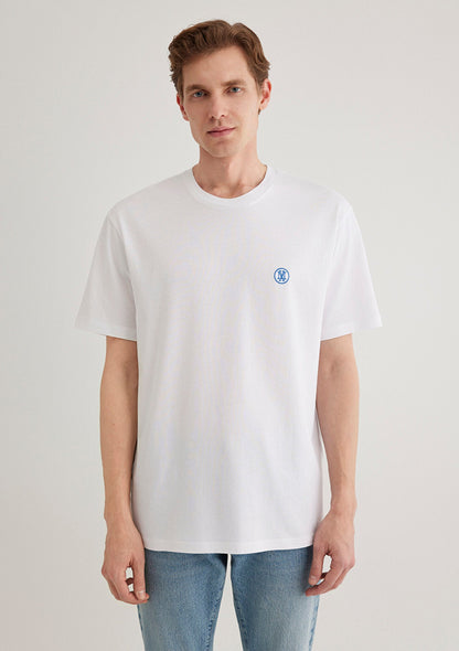 Mavi Logo Printed White T-Shirt