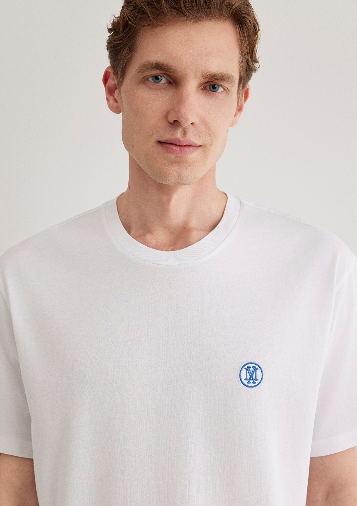 Mavi Logo Printed White T-Shirt