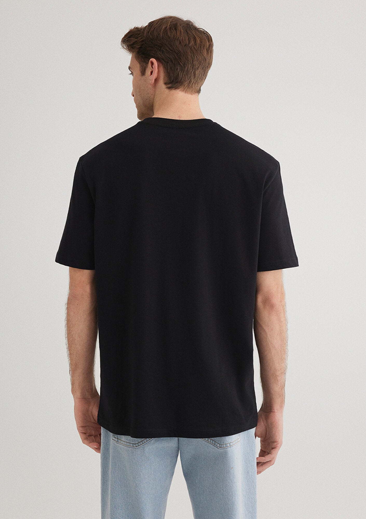 Mavi Logo Printed Black T-Shirt