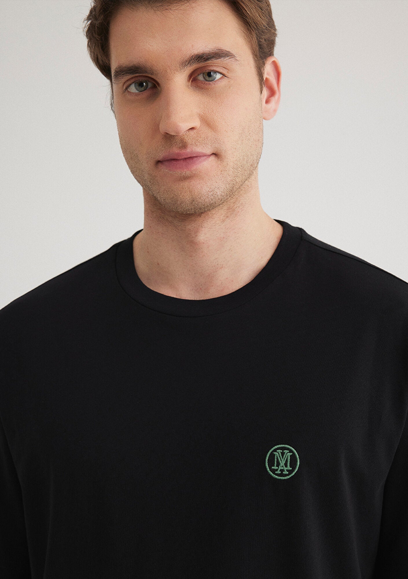 Mavi Logo Printed Black T-Shirt