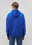 Mavi Logo Printed Hooded Blue Sweatshirt