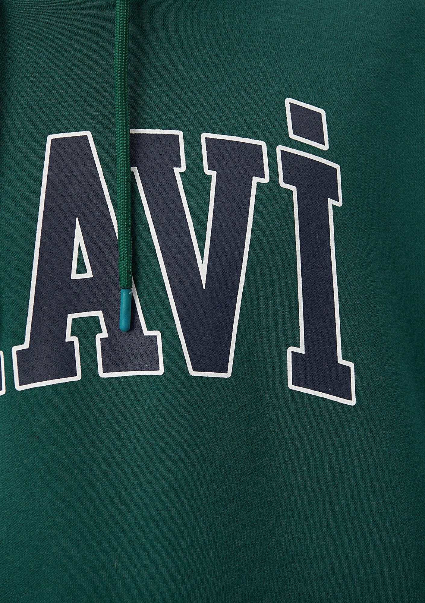 Mavi Logo Printed Hooded Green Sweatshirt