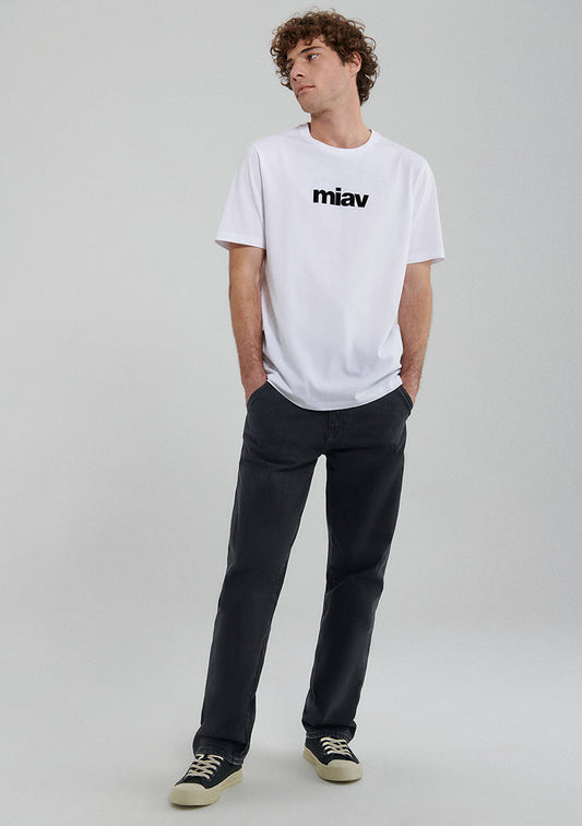 Miav Printed White T-Shirt