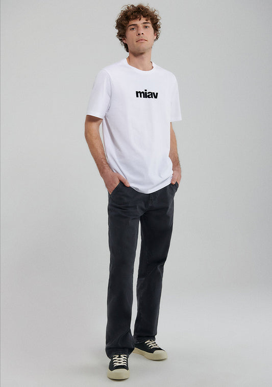 Miav Printed White T-Shirt