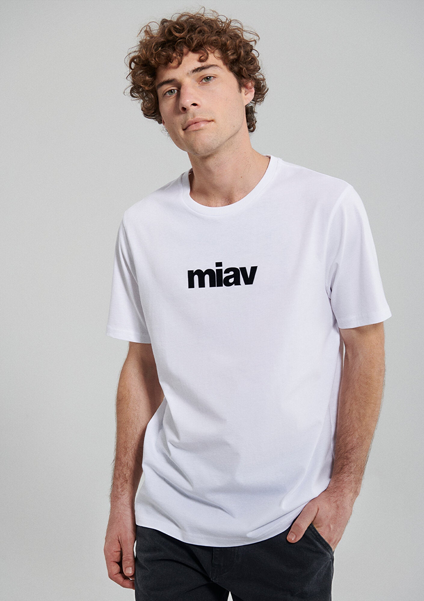 Miav Printed White T-Shirt