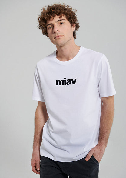 Miav Printed White T-Shirt
