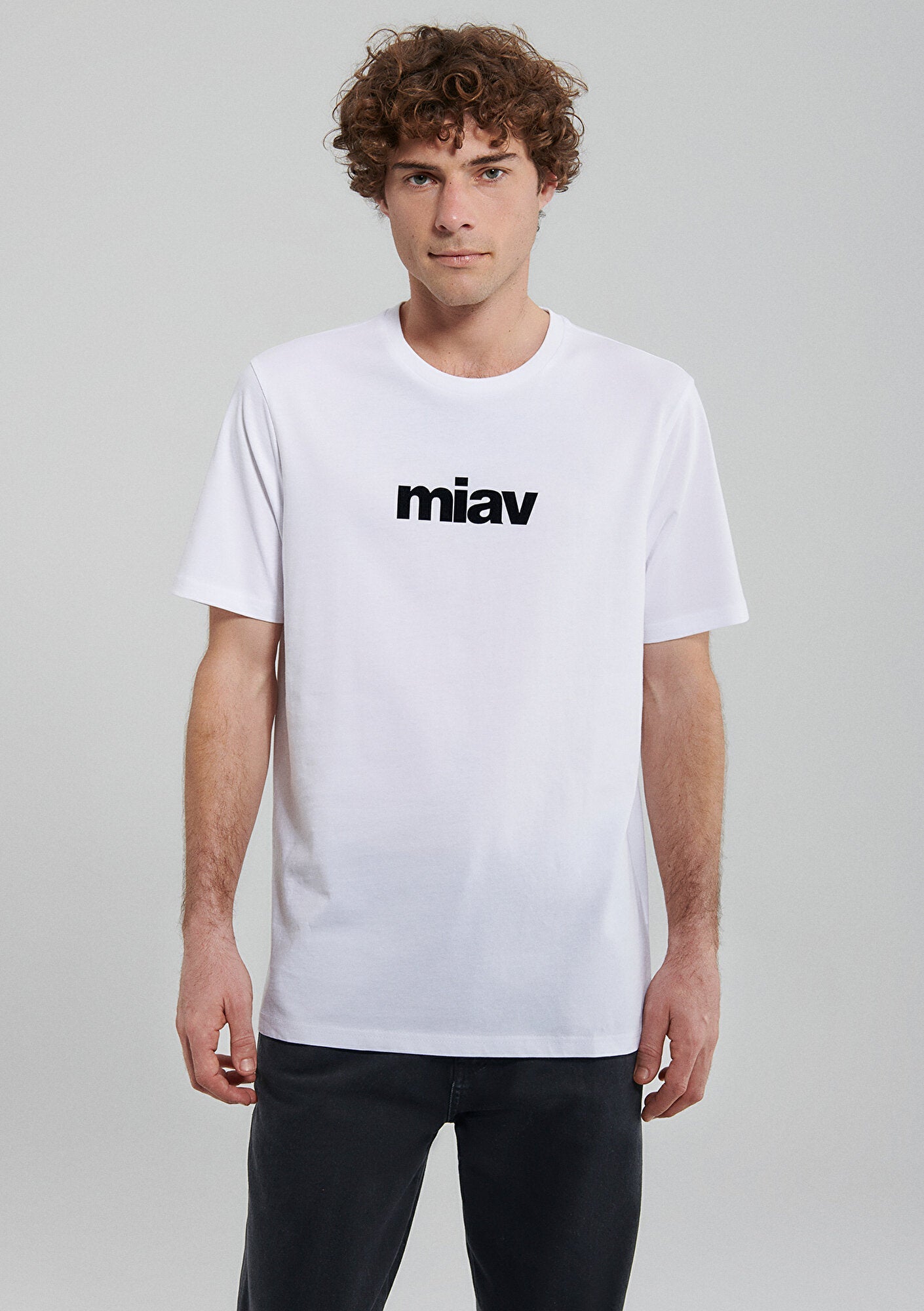 Miav Printed White T-Shirt