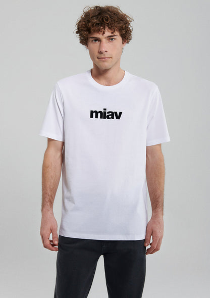 Miav Printed White T-Shirt