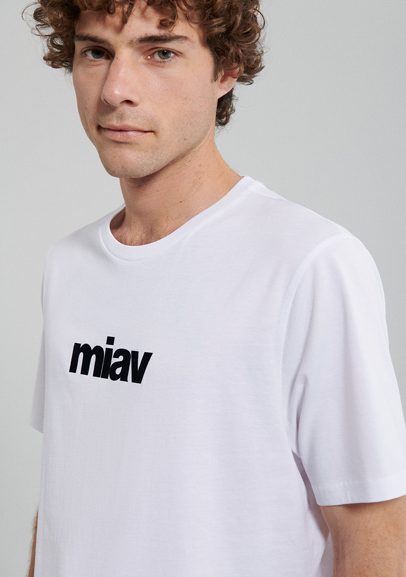 Miav Printed White T-Shirt