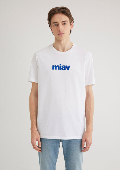 Miav Printed White T-Shirt